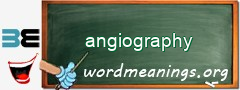 WordMeaning blackboard for angiography